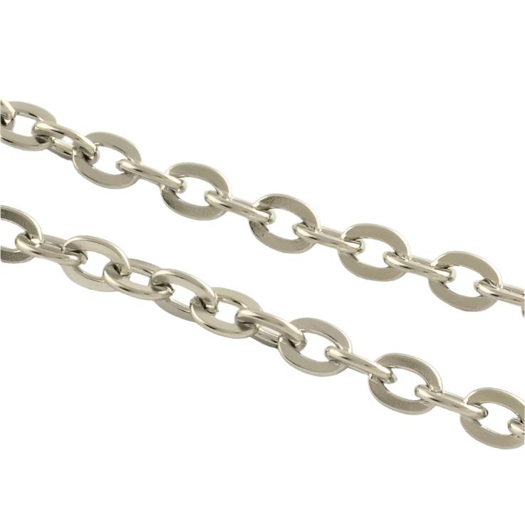 1M Stainless Steel Curb Chain