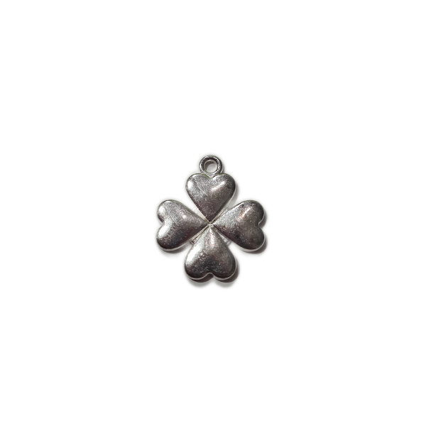 Silver Flower Charm