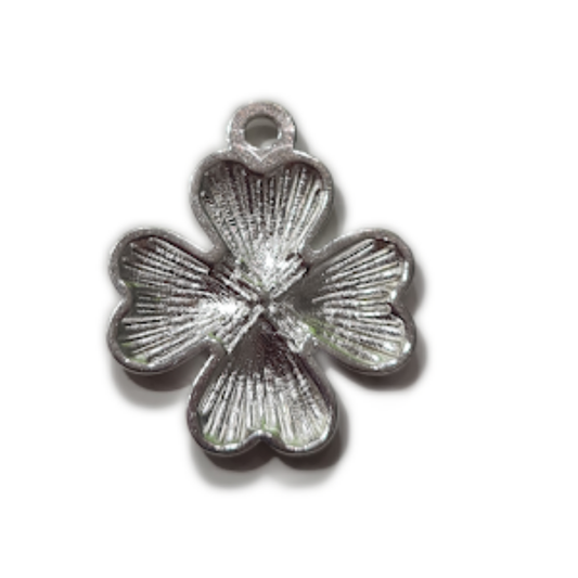 Silver Flower Charm