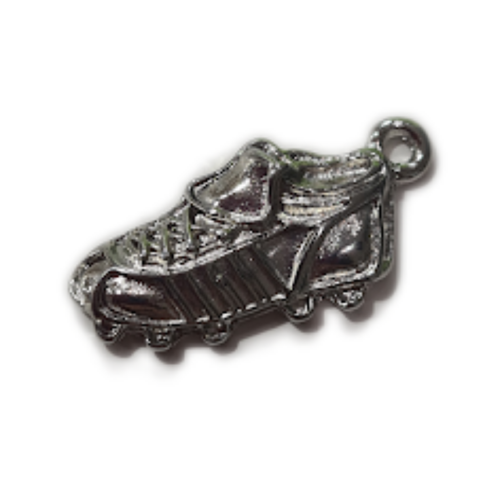 Silver Football Boot Charm