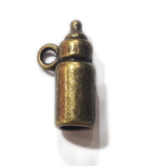 Bronze Baby Bottle Charm