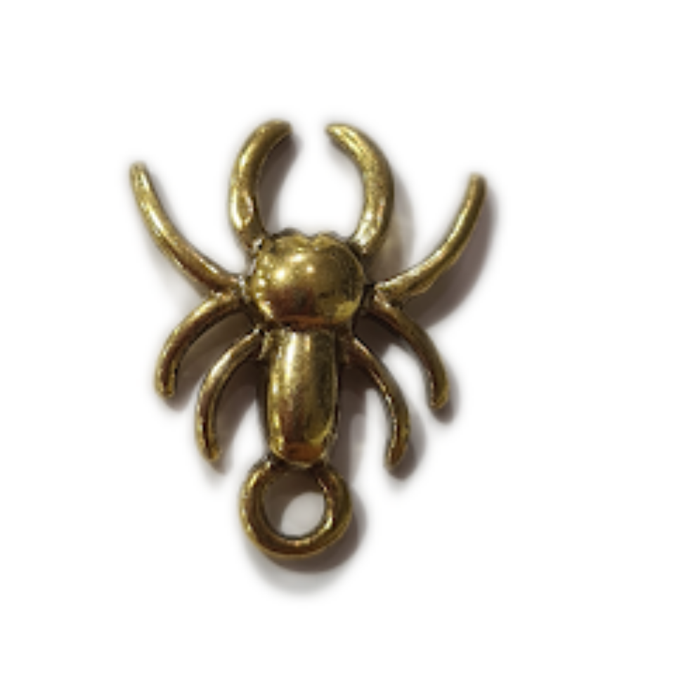 Gold Spider Charm