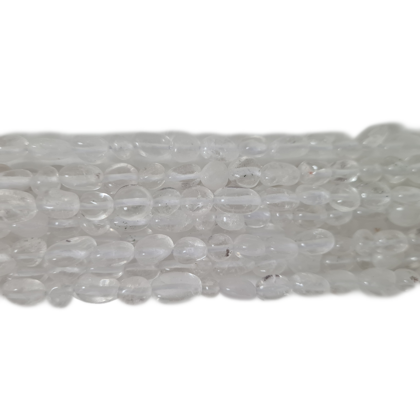 Clear Quartz Gemstone Nugget Beads