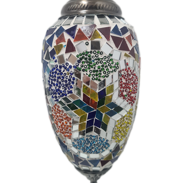 Turkish Swan Mosaic Lamp - TL21