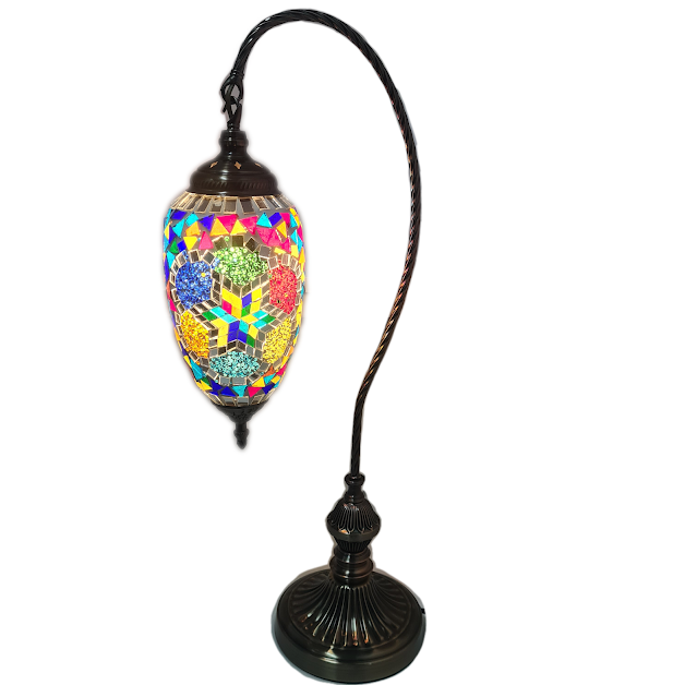 Turkish Swan Mosaic Lamp - TL21