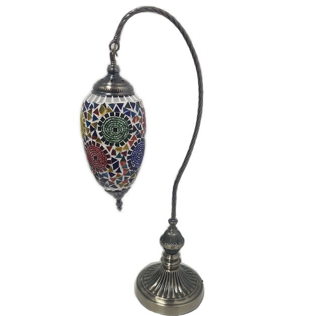 Turkish Swan Mosaic Lamp - TL21