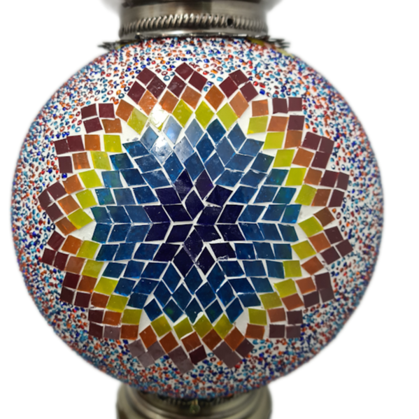 Large Globe Turkish Mosaic Lamp