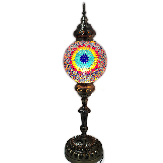 Large Globe Turkish Mosaic Lamp