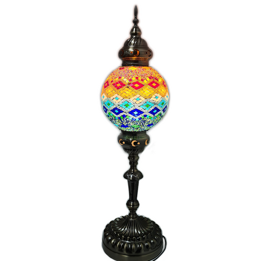 Large Globe Turkish Mosaic Lamp