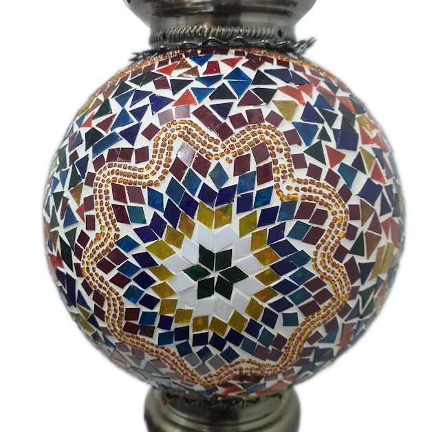 Large Globe Turkish Mosaic Lamp - TL20