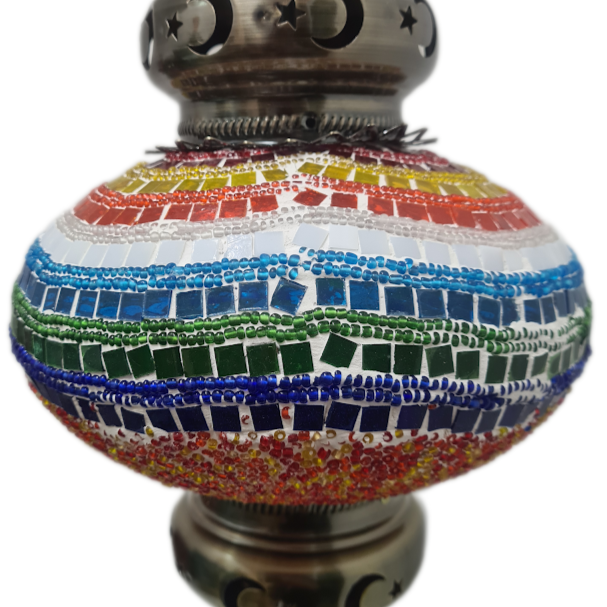 Large Globe Turkish Mosaic Lamp - TL25