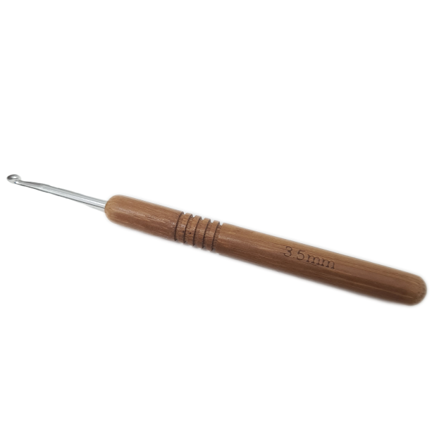 3.5mm Crochet Hook With Bamboo Handle