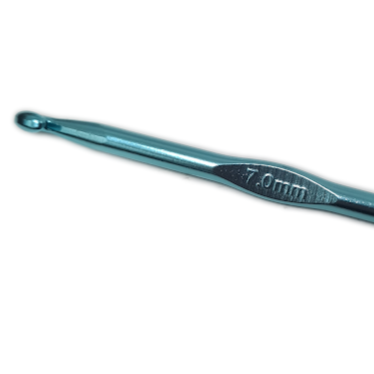 7mm Blue Crochet Hook