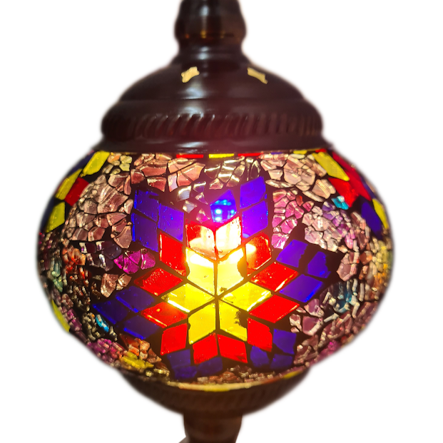 Small Turkish Mosaic Table Lamp - TL3