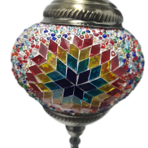 3 Globe Hanging Turkish Mosaic Lamp