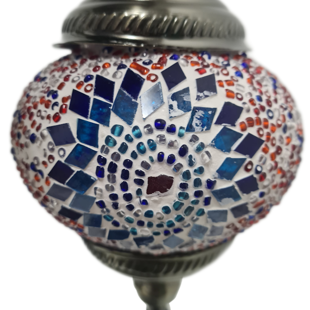 3 Globe Hanging Turkish Mosaic Lamp