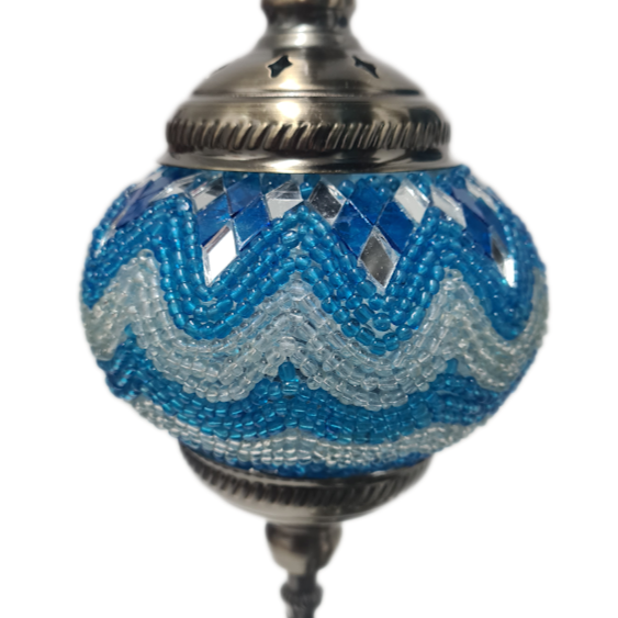 3 Globe Hanging Turkish Mosaic Lamp