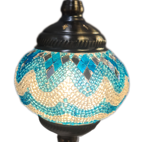 3 Globe Hanging Turkish Mosaic Lamp