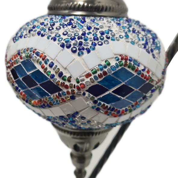 Turkish Mosaic Swan Lamp Tall TL17