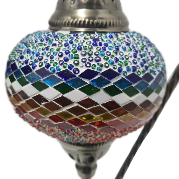 Turkish Mosaic Swan Lamp Tall TL17