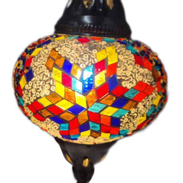 Turkish Mosaic Swan Lamp Tall TL17