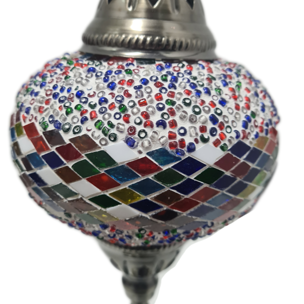 Turkish Mosaic Swan Lamp Tall TL17