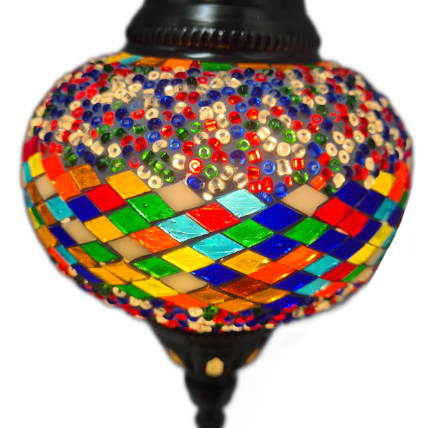 Turkish Mosaic Swan Lamp Tall TL17