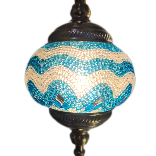 7 Globe Turkish Mosaic Lamp