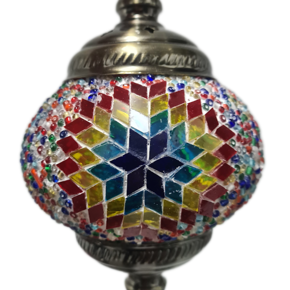 7 Globe Turkish Mosaic Lamp