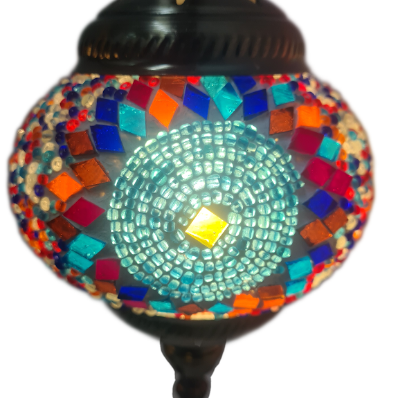 Double Swan Mosaic Lamp - TL38