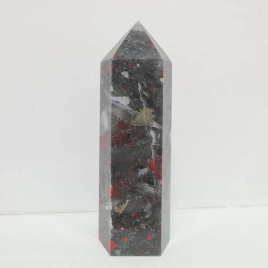 833g African Bloodstone Tower