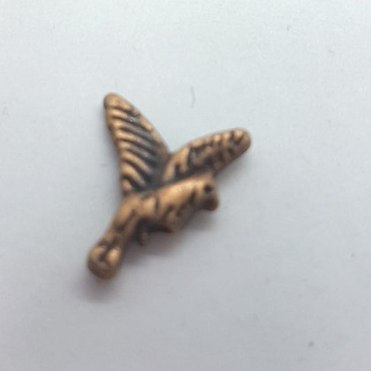 Antique Copper Bird Charm