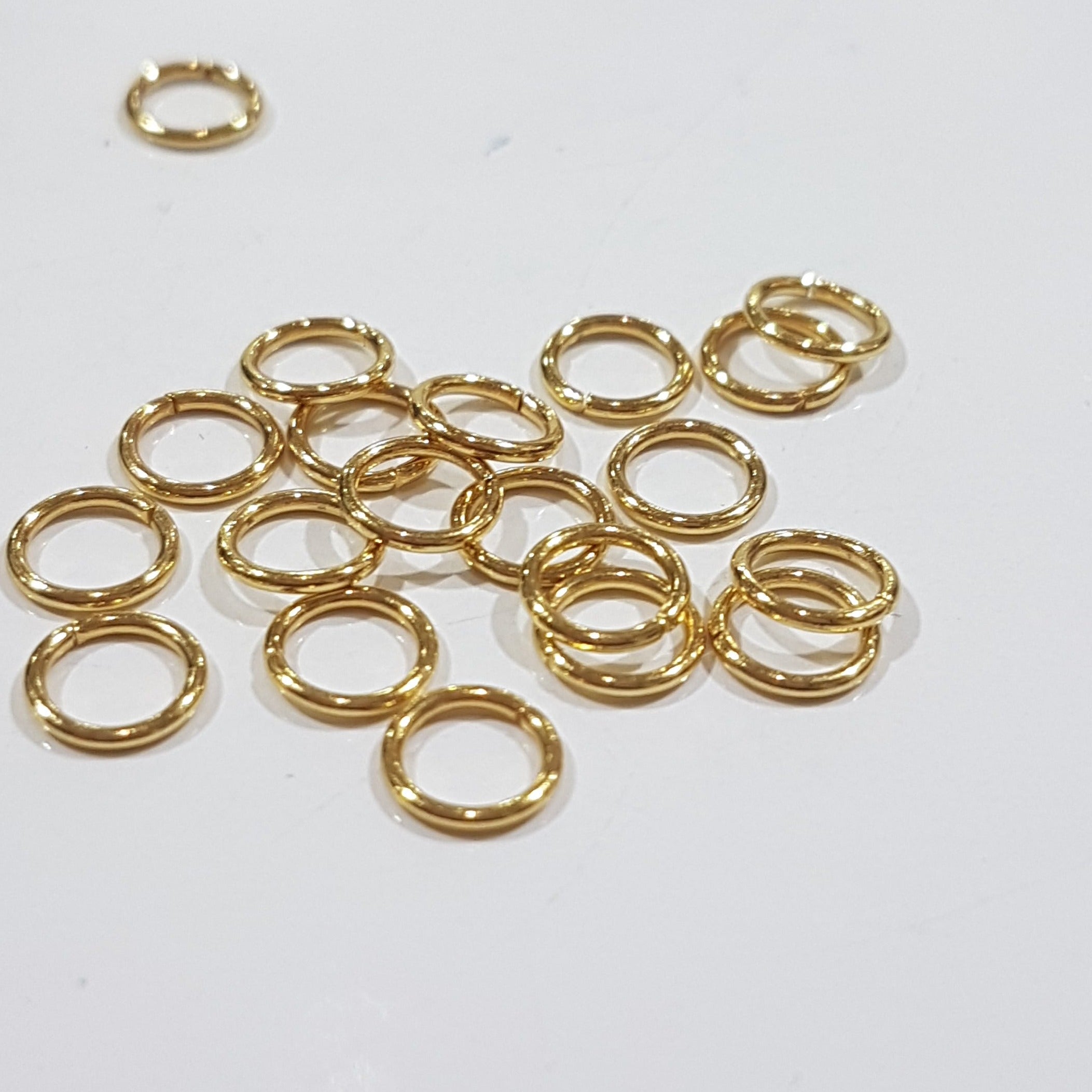 18k gold clearance jump rings