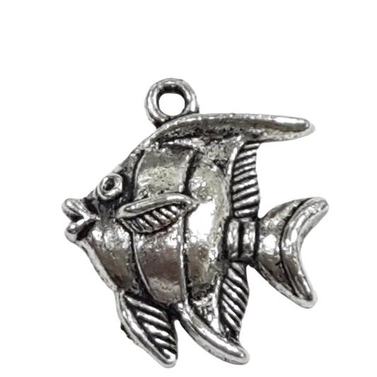 Large Stripy Fish Charm