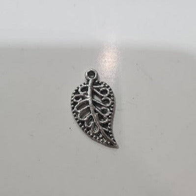 Silver Delicate Leaf Charm