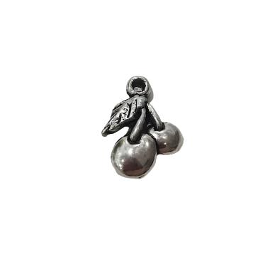 Silver Cherry Charm