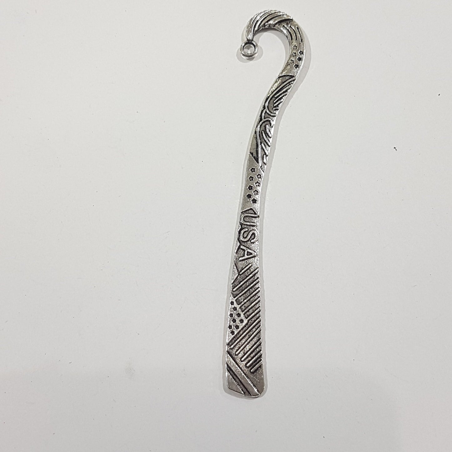 Silver USA Book Mark