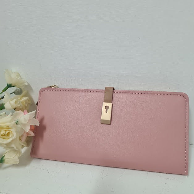 Light Pink Leather Purse