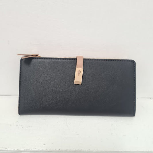 Black Leather Purse