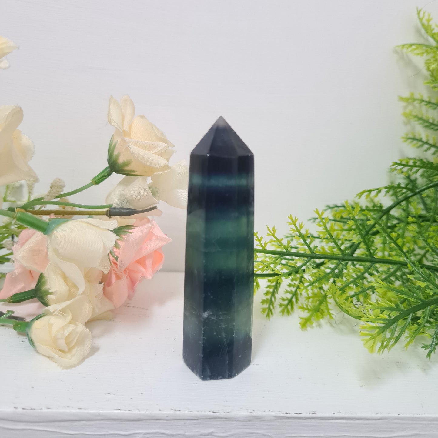 Rainbow Fluorite Point