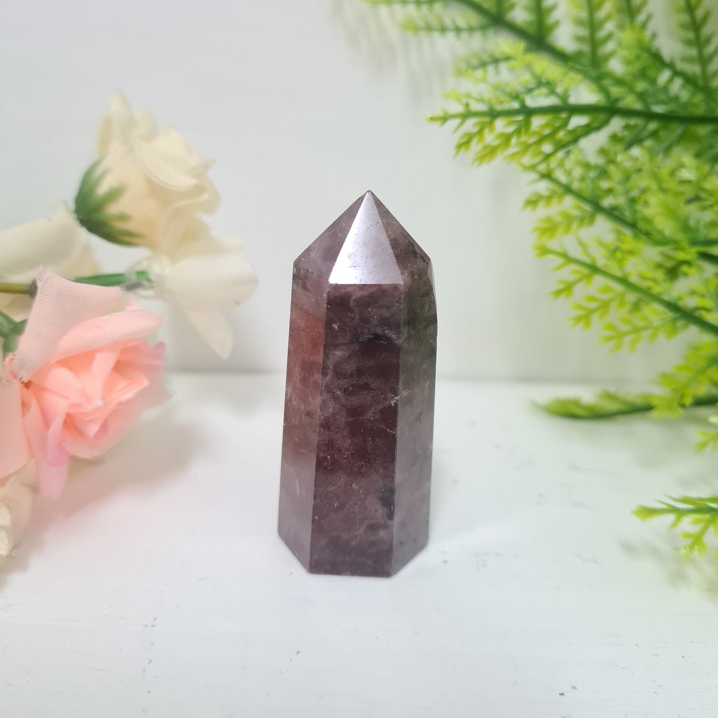 Strawberry Quartz Gemstone Point