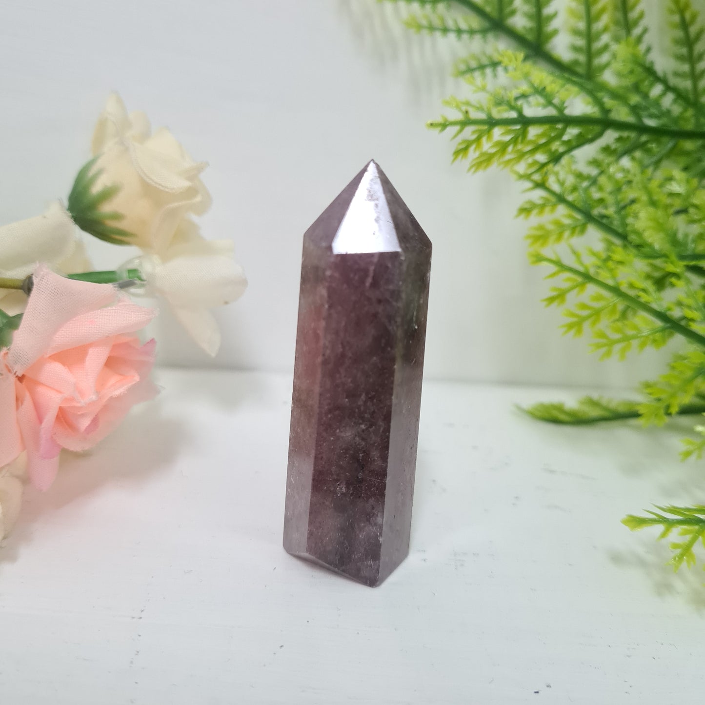 Strawberry Quartz Gemstone Point