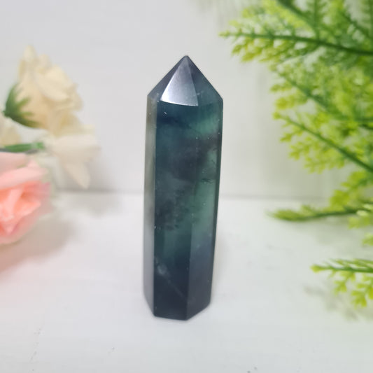 Rainbow Fluorite Point