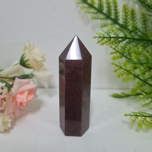 Strawberry Quartz Gemstone Point