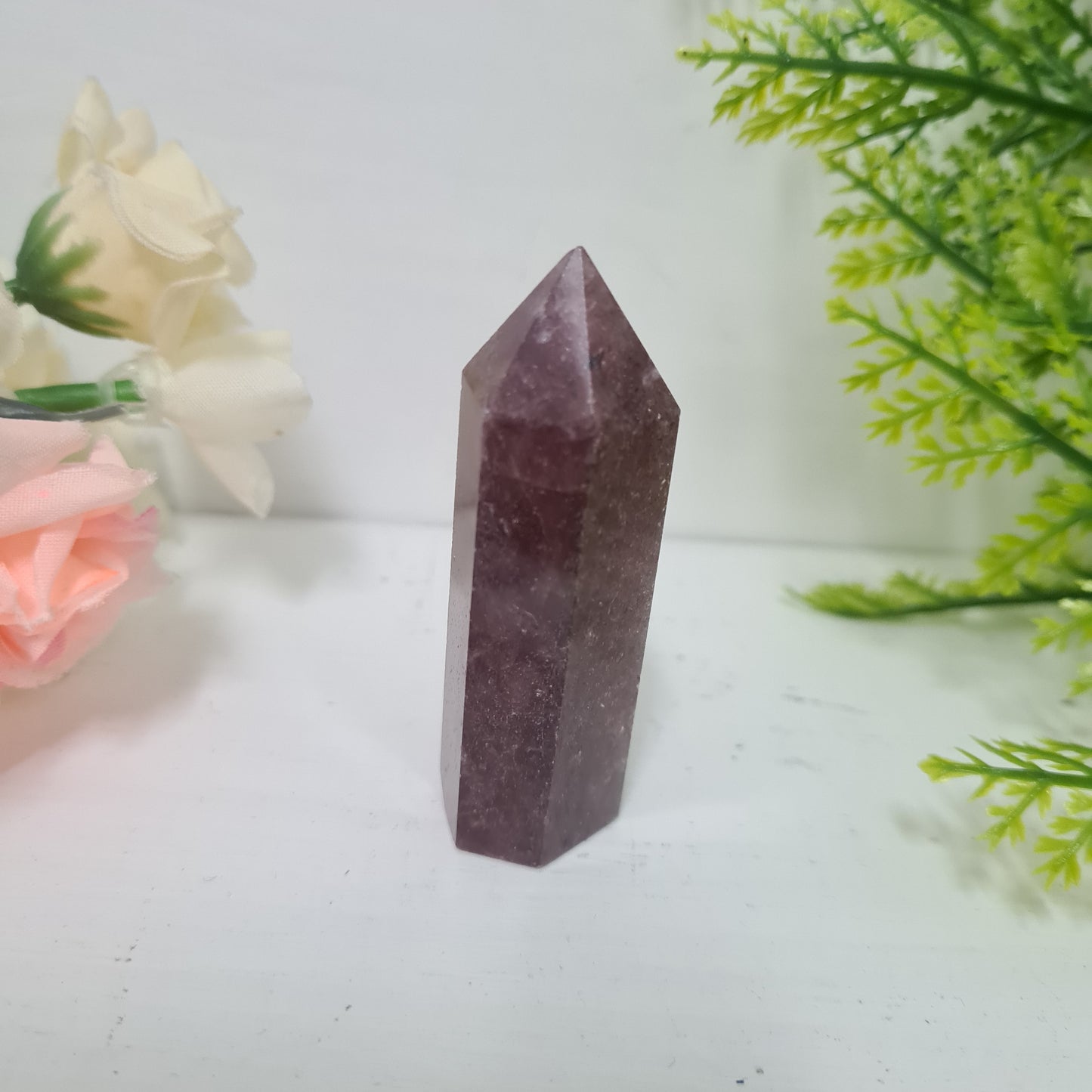 Strawberry Quartz Gemstone Point