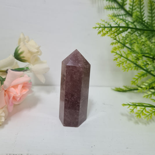 Strawberry Quartz Gemstone Point