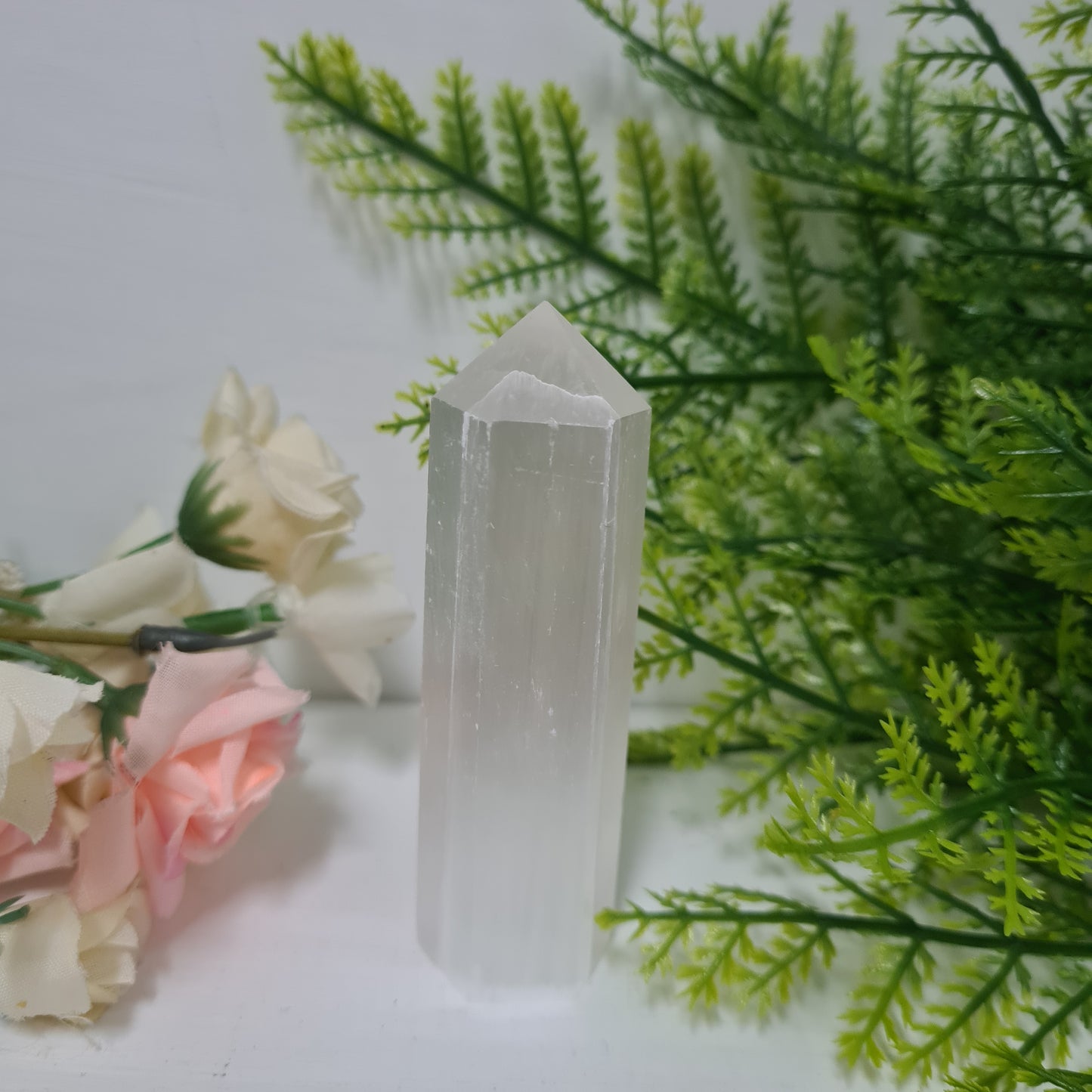 Selenite Gemstone Point