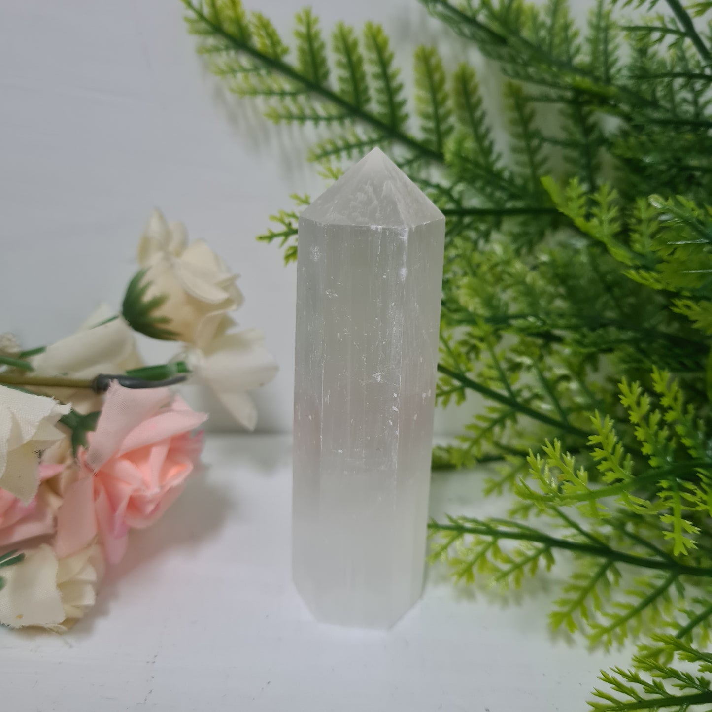 Selenite Gemstone Point