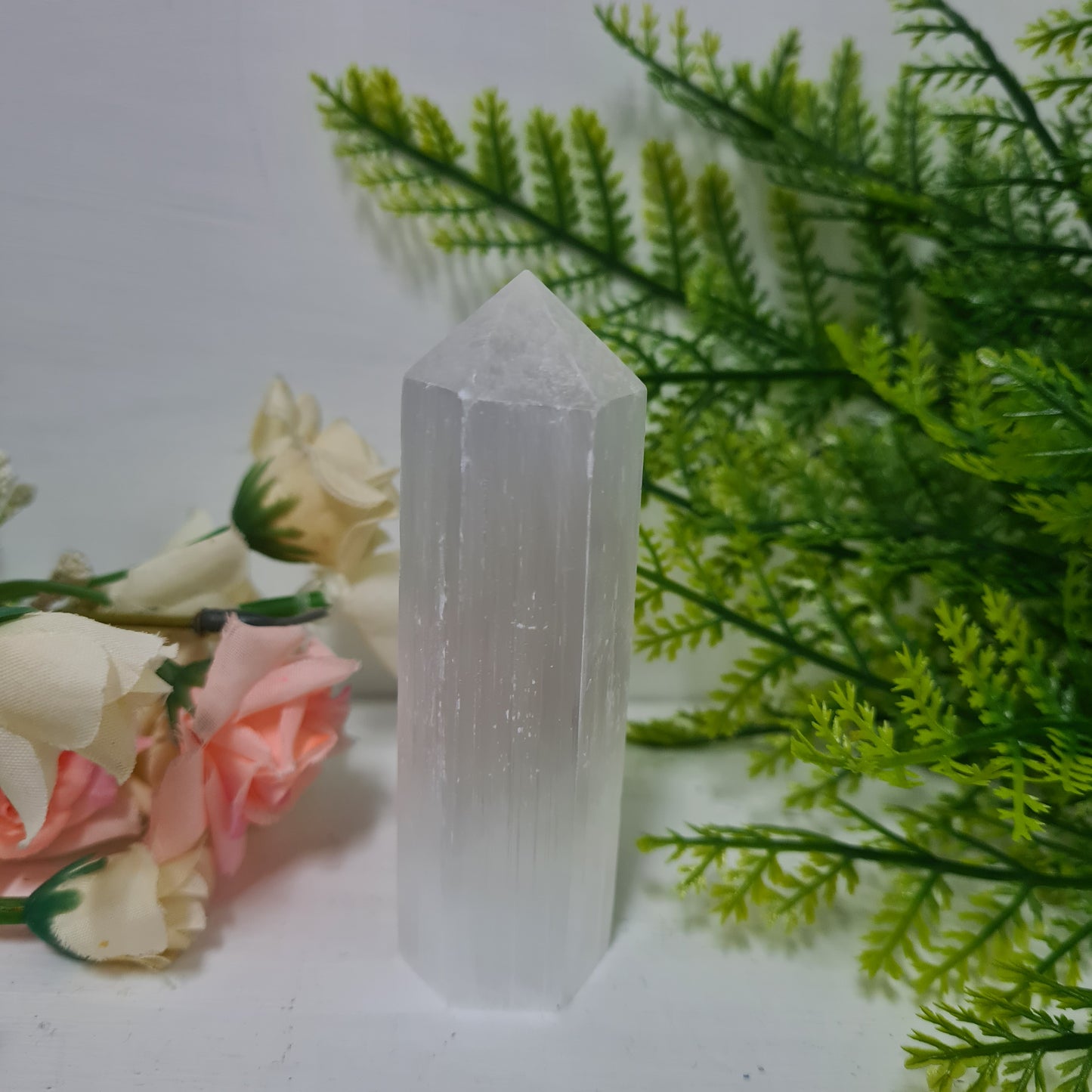 Selenite Gemstone Point