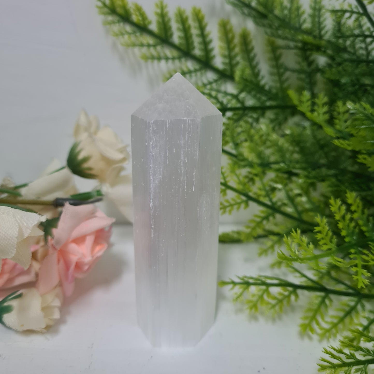 Selenite Gemstone Point